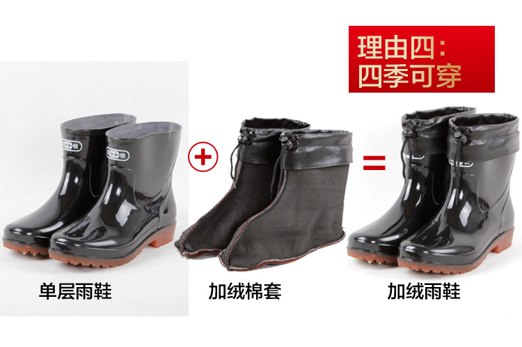 Chaussures - bottes caoutchouc homme - semelle tendon - Ref 960987 Image 10