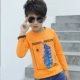 Áo thun cotton bé trai dài tay 2018 Mới Big Boy Casual Từ bi cho trẻ em Áo sơ mi nam mùa xuân và mùa thu Top 9