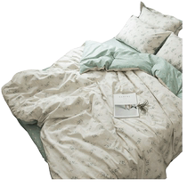 Pure cotton custom spliced ​​bed tatami large bed sheet four-piece set large kang single non-slip fitted sheet pure cotton custom size