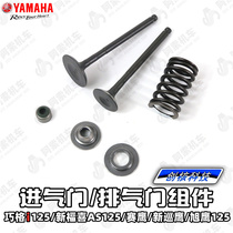 Fuxi 125 Qiaoge i125 Saiying new patrol Eagle Asahi intake valve exhaust valve spring oil seal up and down seat