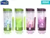 Lock lock plastic water cup double insulation cute children's primary school pot drop-proof portable tea cup