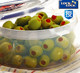 LOCK&LOCK crisper round microwave lunch box sealed lunch box soup can storage box HPL933-600ml