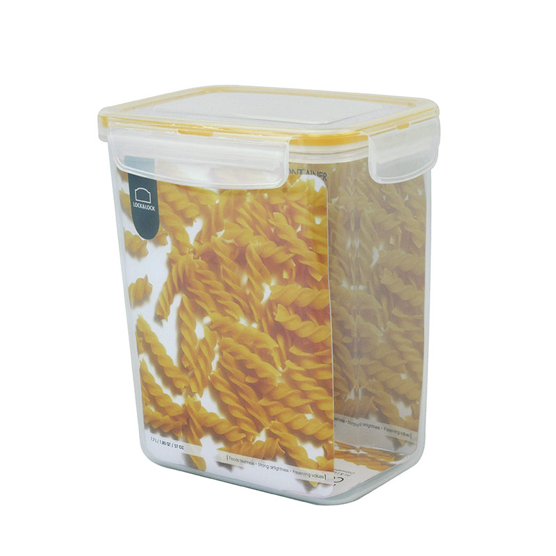 Music Buckle Music Buckle Plastic Preservation Box Lunch Box Lunch Box Lunch Box Food Preservation Container NLP112Y Capacity 1 7L