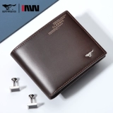 Septwolves, бумажник, кожаный картхолдер для водительских прав, из натуральной кожи, воловья кожа