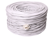  Super five network cable Double glue line 8 core network cable Indoor network cable White network cable Copper-clad aluminum network cable