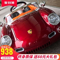 Infant children electric car four-wheel remote control 4-wheel car sports car male and female children baby toy car can sit large