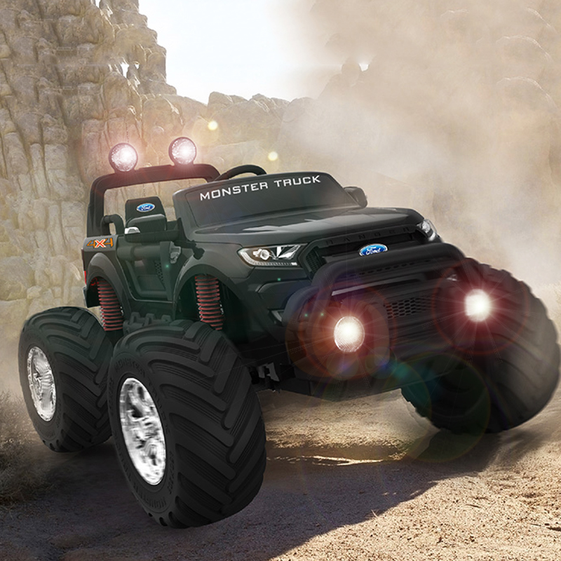 Four-wheel Drive Super Large Number of Birds Children Electric Car Boy Toy Baby Carrier Can Biathlon Seat Baby Cross-country Car