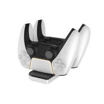PS5 game console handle charger handle dual charging base PS5 wireless handle seat filling leaf type double charger