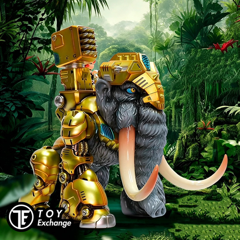 【Toy Exchange】In-Stock Yikongfang Kaiju One Ancient Golden Mechanical Mammoth Toy Figure 【Toy Exchange】In-Stock Yikongfang Kaiju One Ancient Golden Mechanical Mammoth Toy Figure