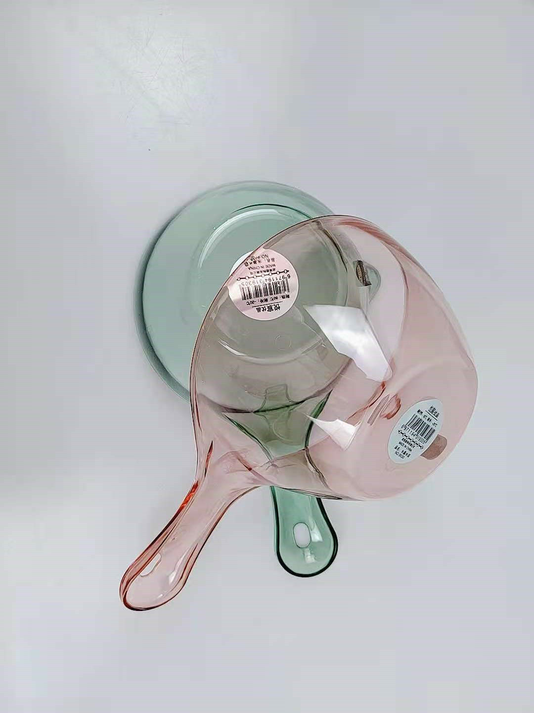 Household kitchen scoop thickened plastic water spoon bath scoop water float scoop long handle creative shampoo spoon