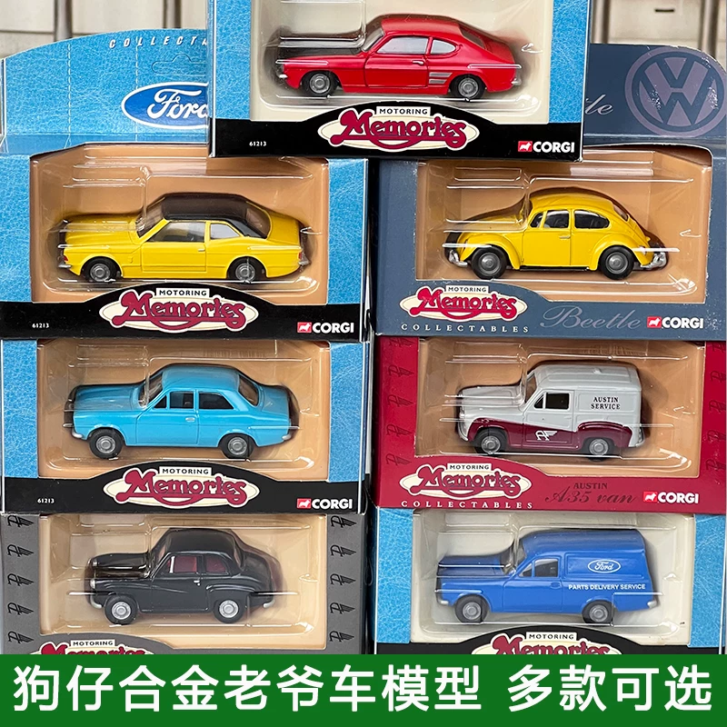 [正版CORGI狗仔 1/43福特福睿斯Cortina 奥斯汀a35老爷车汽车模型]