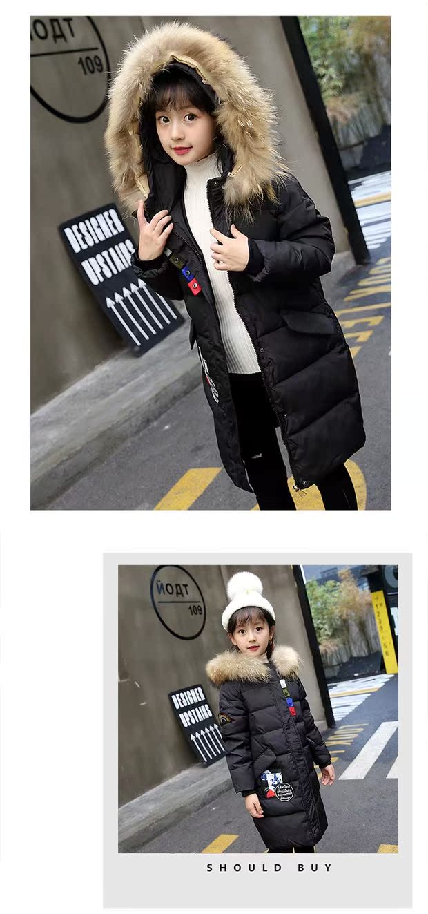 6 nữ lớn trẻ em áo khoác mùa đông cotton 2018 trẻ em 8 phần dài 10 xuống quần áo cotton 12 nữ sinh tiểu học 15 tuổi áo phao nữ hàn quốc