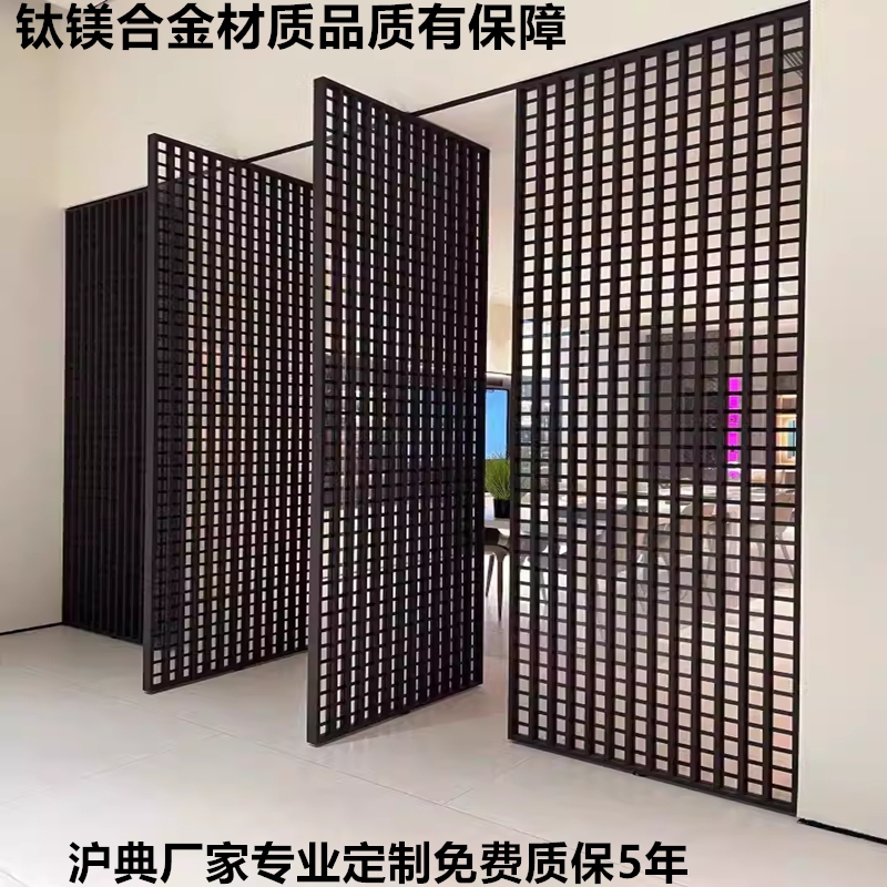 Grille Electric Rotary Door 360 Degree Hotel Glass Partition Office Sliding Door Sliding Door Central Axis Rotary Door