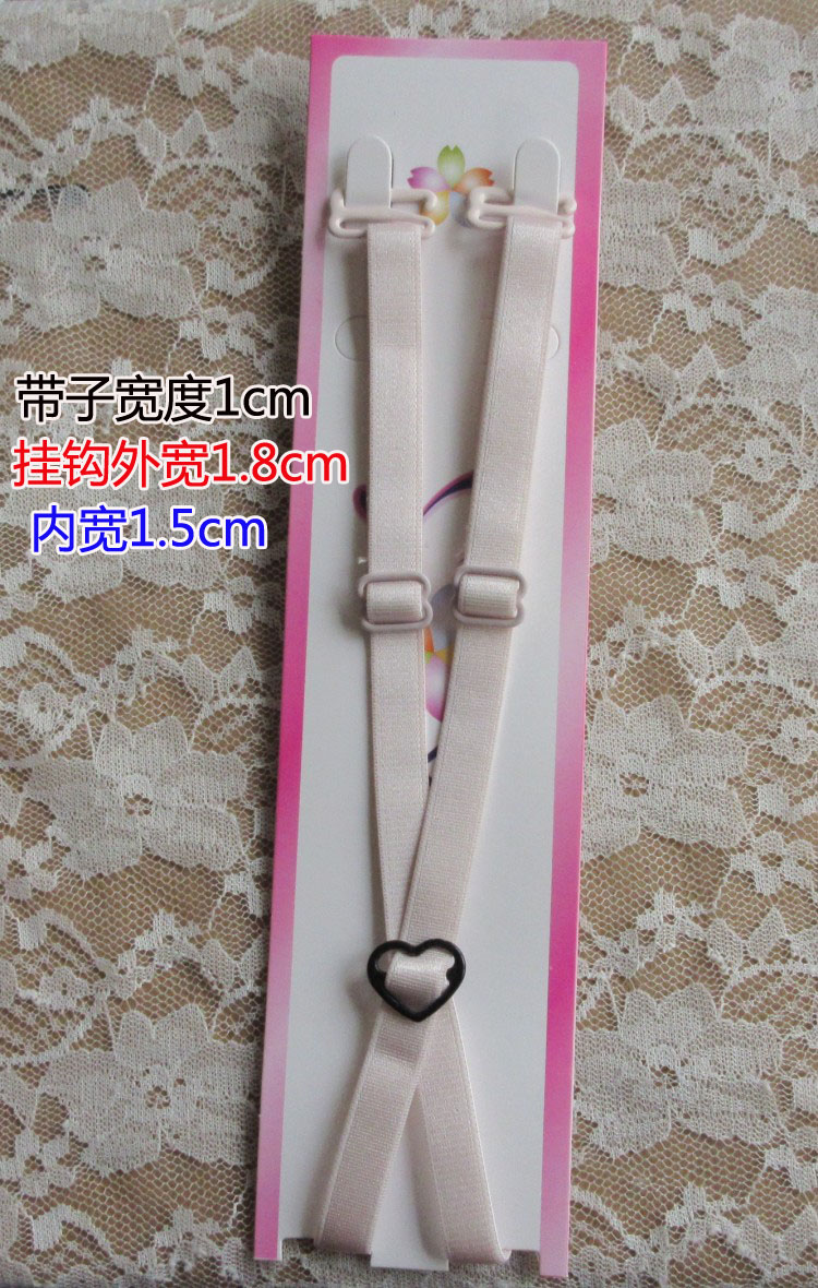 Dây đeo chéo hình trái tim mới 2015 dây đeo vai chống trượt băng thông hẹp móc quần áo mới mua 2 tặng 1 miễn phí phụ kiện áo lót
