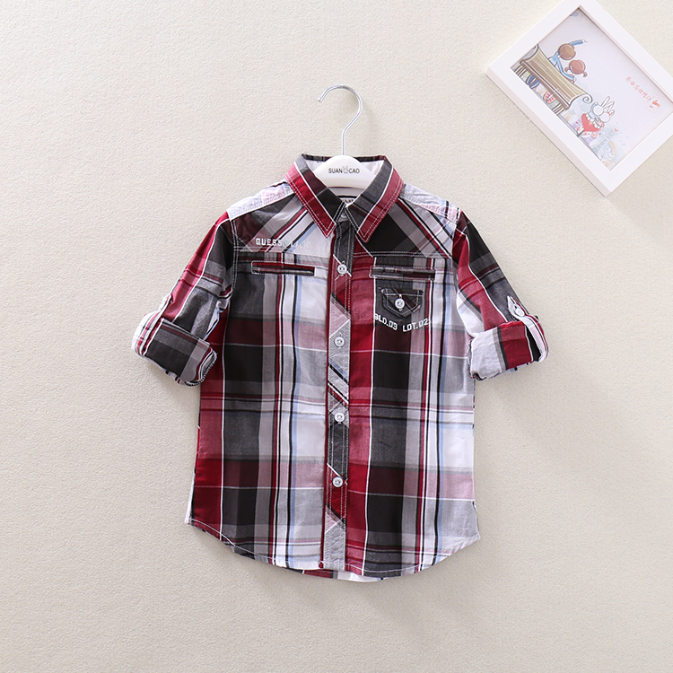 Chemise enfant à manche longue - Ref 2083926 Image 8