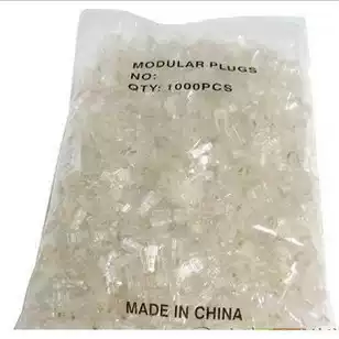 Promotion full copper core RJ45 Crystal Head eight core 8P8C network route COB Crystal Head special price 45 yuan 1000