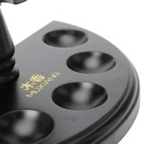 Держатель трубы Пятипозиционный римский стиль полукругающий сплошной древесина вертикальная деревянная ванильная шелковая труба Коллекция сиденья.