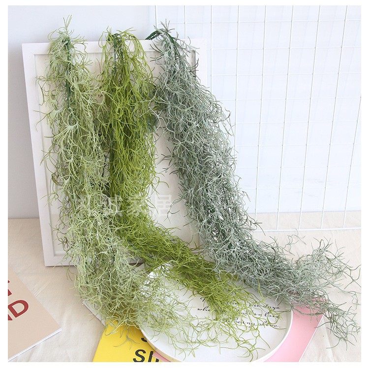 Simulation plant bonsai air grass hanging rattan rattan wall decoration grass background wall wedding fake flower simulation pine needles