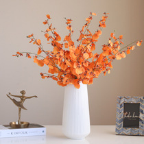 Autumn dance orchid fake flower simulation orchid Wenxin orchid home landing flower art wedding road guide flower wall soft dress flower