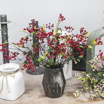 Simulated pomegranate fruit branch simulation fruit simulation flower fake flower home placed flower art