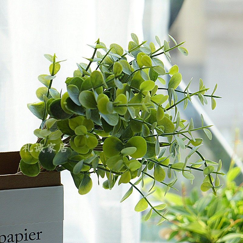 Letter money leaf handmade DIY decorations simulation leaf flower arrangement materials wedding Nordic ins eucalyptus leaves