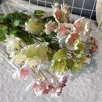 Simulation Snow Lotus Galaxy flower fresh beautiful wedding arrangement fake flower home decoration flower arrangement simulation flower fake flower