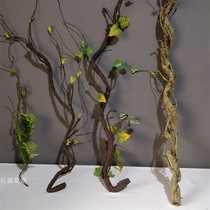 Foamed withered vine dead branch simulation dead tree Vine soft-fitting flower material project landscape branch pipe decorative Rattan