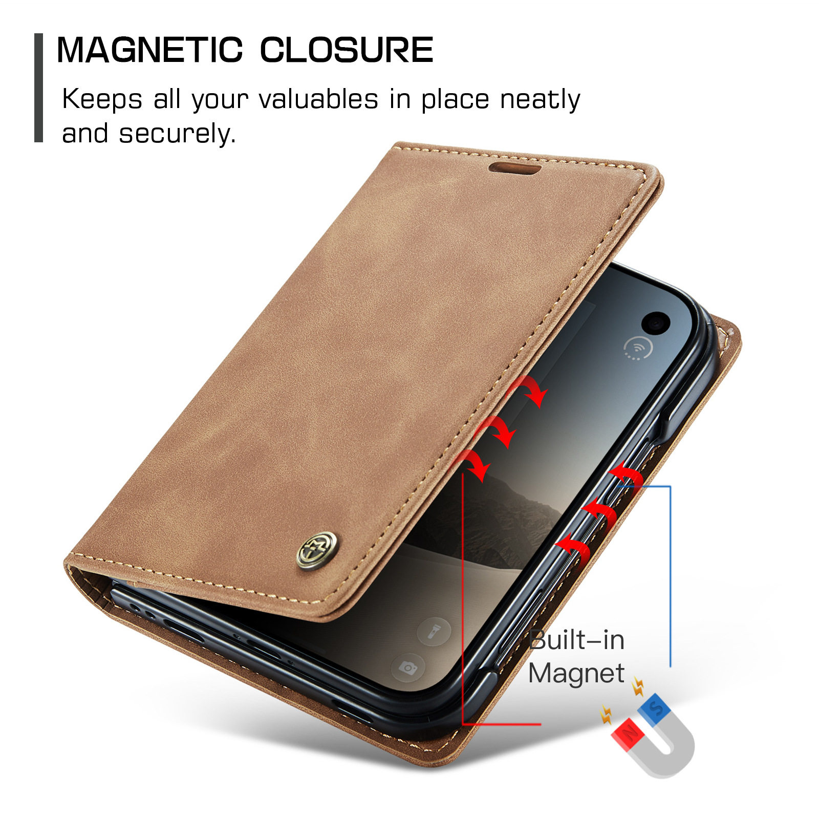 Teal Leatherette White Stitching iPhone Case