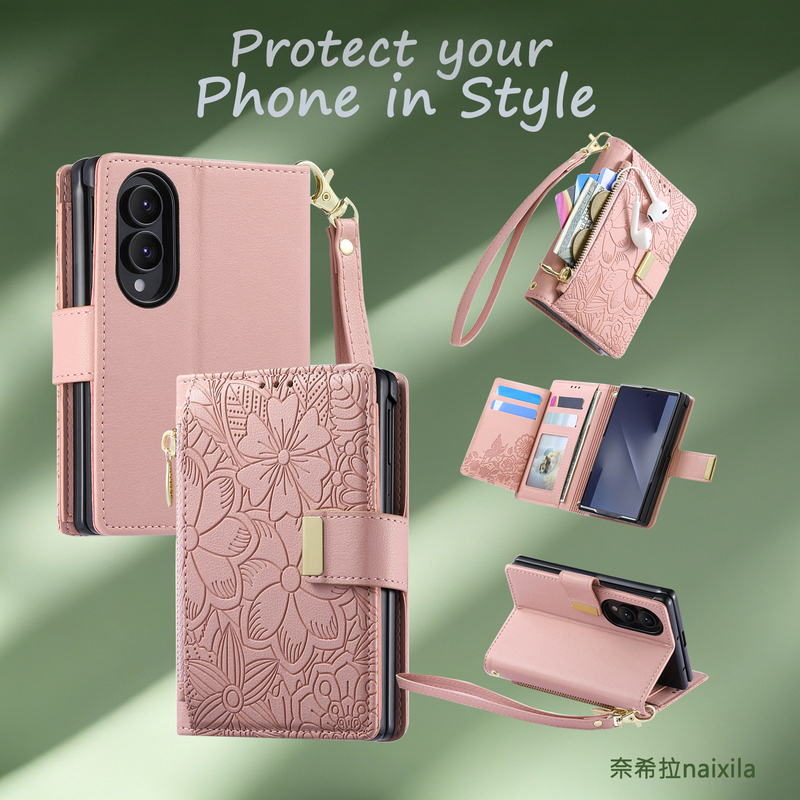 High-End Flip-Top Zipper Card Holder Suitable for Samsung Zfold8 Protective Case Zfold8Ultra Business Protective Case Multi-Card Slot Stand Zfold8 Mobile Phone Leather Case with Hand Strap Protective Case High-End Flip-Top Zipper Card Holder Suitable for Samsung Zfold8 Protective Case Zfold8Ultra Business Protective Case Multi-Card Slot Stand Zfold8 Mobile Phone Leather Case with Hand Strap Protective Case