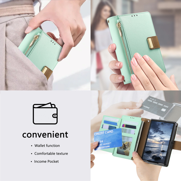 Golden Retriever Card Slot Leather Stand Flip Foldable iPhone Case