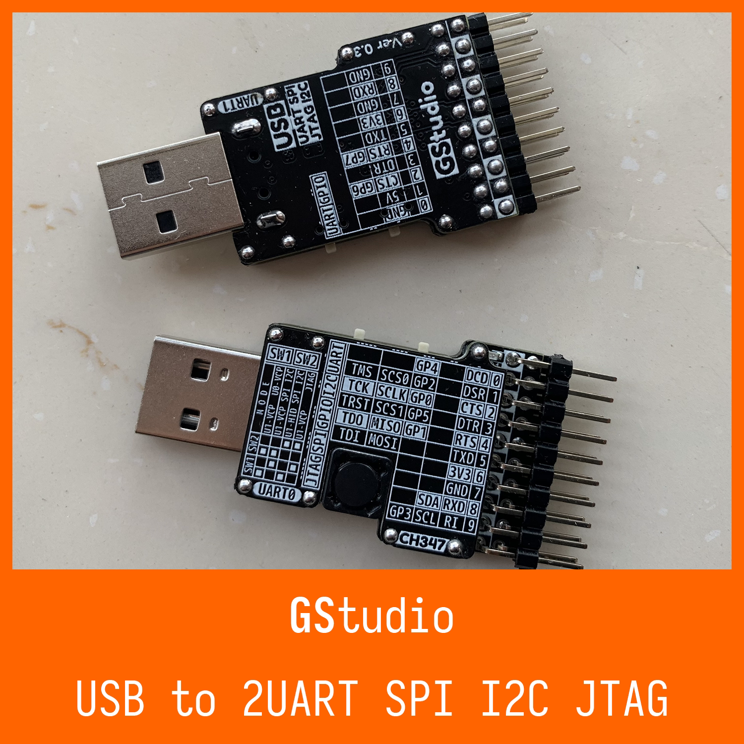 CH347 USB調試工具 USB轉串口 SPI I2C JTAG GPIO 超ch340 ft232 | 露天市集 | 全台最大的網路購物市集