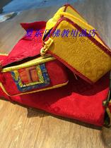 Tibetan Buddhist supplies Nepal handmade brocade canvas fabric making Scripture bag Sutra bag Bag