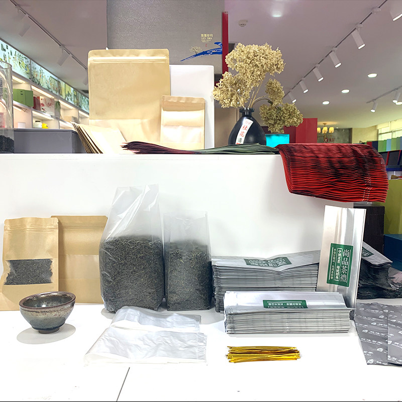 Tea bag inner bag rope aluminum foil bag tea bag half a catty a catty paper bag plastic inner bag