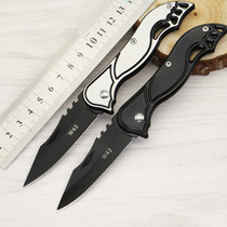 Outdoor folding knife high hardness camping folding knife multifunctional knife stealth knife fruit knife survival Saber