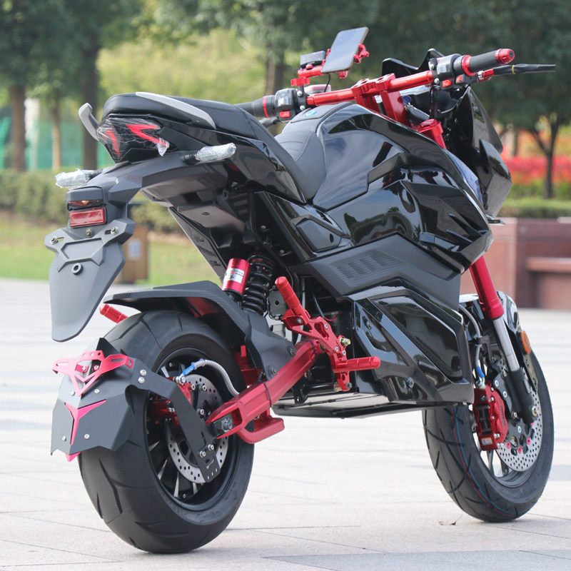 Electric motorcycle new Z6 sports car violent change electric motorcycle m6 adult battery car 72V female street car high-speed electric car