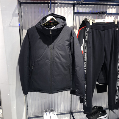FILA Fila 2018 Mùa đông mới F11M842902 Áo khoác thể thao dệt thoi nam 3980 áo phao dáng dài nam