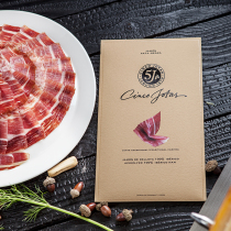 (Send imported wine) Spanish 5J Iberian Ham Oak fruit hind legs air-dried ready to eat