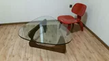 CL901 Треугольник кофейный столик заличный стеклянный стек