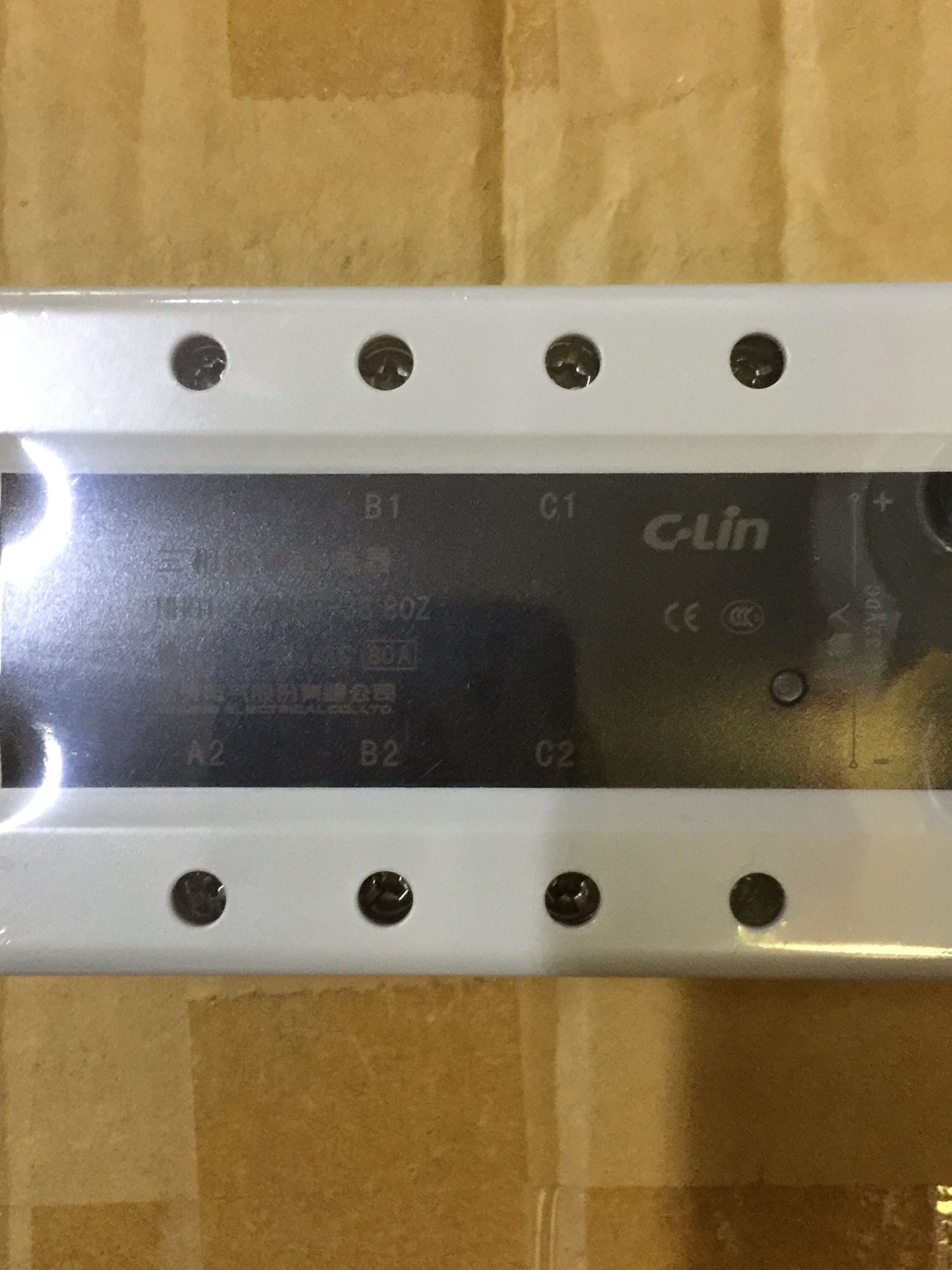 C-Lin Hingling three-phase solid relay HHG1-3 032F-38 (improved) 80Z 80A spot