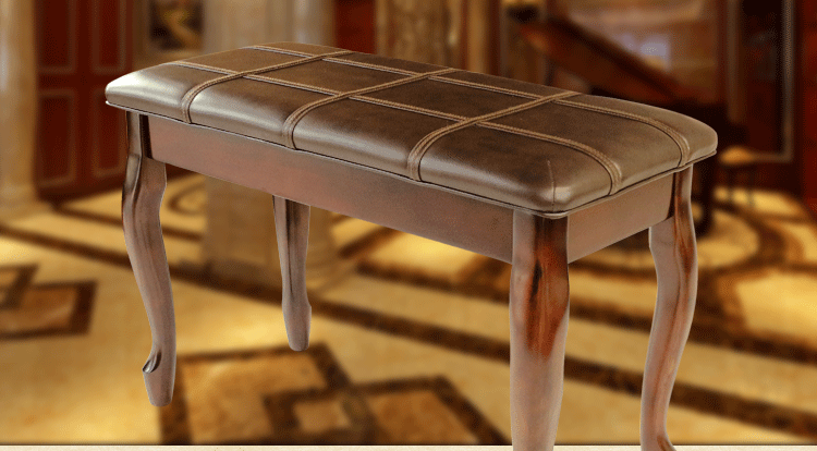 Đặc biệt hàng ngày tinh khiết gỗ đàn piano phân châu Âu cong chân ghế piano đôi với cuốn sách hộp guzheng phân nhạc cụ - Phụ kiện nhạc cụ dây đeo đàn