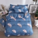 ins ròng đỏ một mảnh chăn bông chăn ba mảnh nam và mét ký túc xá 1.8x2 nữ tấm vải Bốn - Quilt Covers
