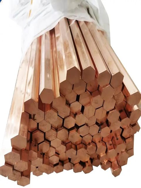 T2 Copper Hexagonal Rod Hexagonal Rod Copper Hexagonal Rod Side Length 8 10 12 14 18 20-36