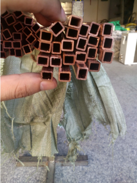 T2 Copper Square Tube, Copper Rectangular Tube, Square Copper Pipe, Pure Copper Square Tube 6/8/10/12/15/20/25