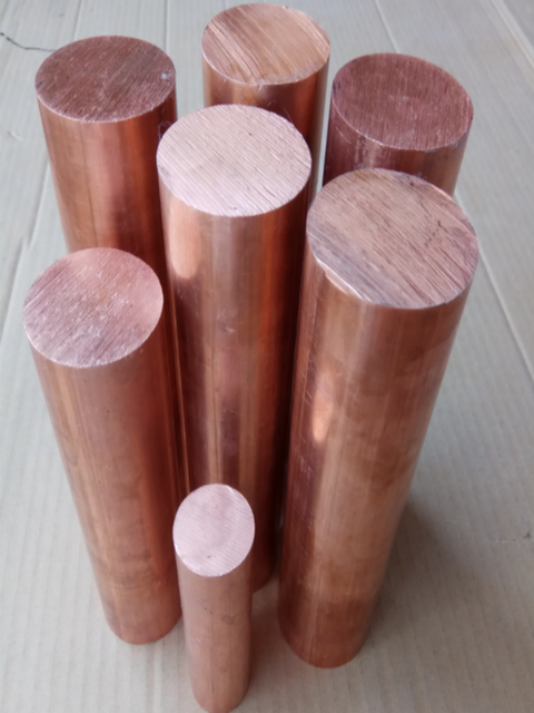T2 Copper Rod, Electrode Copper Rod, Red Copper Rod, Mold Copper Rod 3 4 5 6 8 10 12 14 16 Cut-To-Size