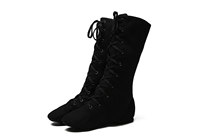 Canvas jazz boots soft-soled dance shoes folk dance shoes exercise shoes modern ballet shoes high-top jazz shoes