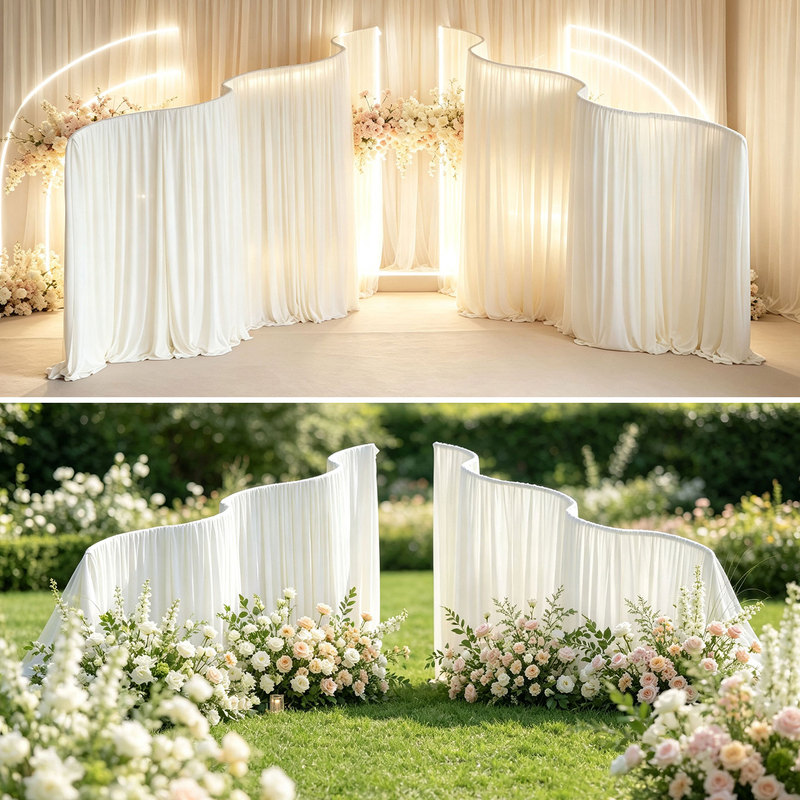 New S-Shaped Background Creative Adjustable Symmetrical Iron Art Ornament Curtain Stand Outdoor Lawn Decoration Background Frame New S-Shaped Background Creative Adjustable Symmetrical Iron Art Ornament Curtain Stand Outdoor Lawn Decoration Background Frame