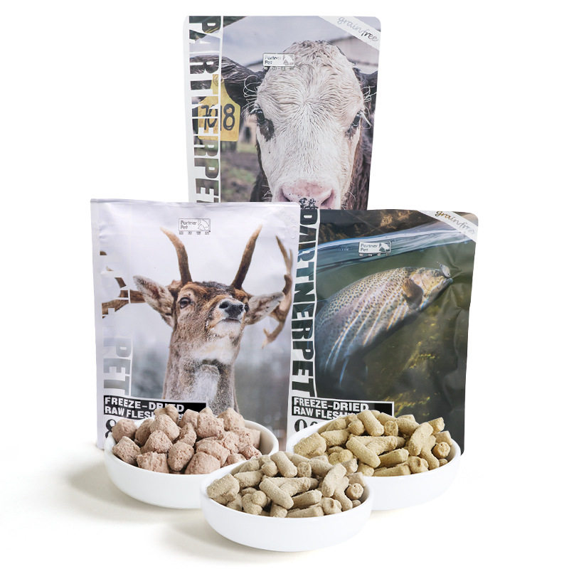 Patnoll freezes bone and cat freeze - dry cat food beef and duck salmon deer meat freeze - dry cat snack