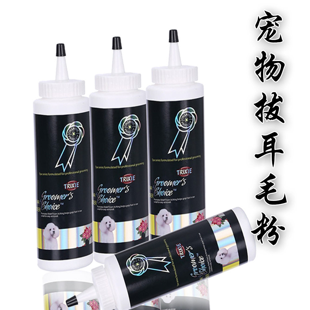 Foreign trade new dog pulled ear powder cleaning ear canal to pull ear powder pet ear powder 30g large bottle pulled powder