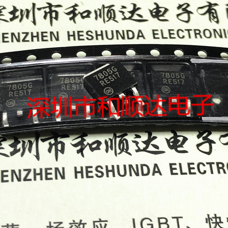 Brand new original dress 7805G MC7805G spot TO-252 patch in kind shoot full and cut straight