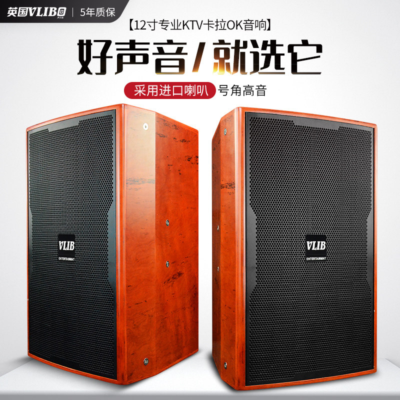 UK VLlBO professional 12-inch audio home karaoke 10-inch full-frequency speaker KTV conference stage dedicated
